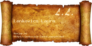 Lenkovics Laura névjegykártya